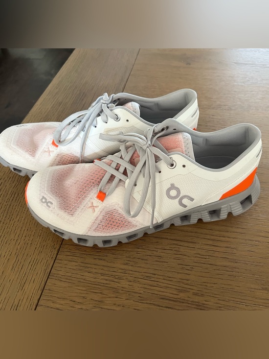 On Running Shoes - On Cloud - White & Orange